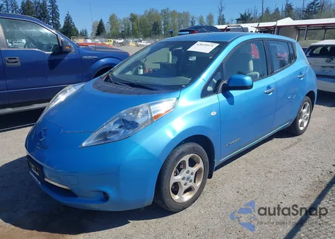 2012 Nissan Leaf Sv from USA, damaged, VIN JN1AZ0CPXCT025836